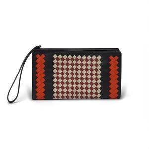 Bottega Veneta Intrecciato Leather Wristlet Clutch Bag